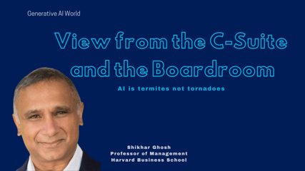 Shikhar Ghosh’s Predictions on AI: Termites, not Tornadoes